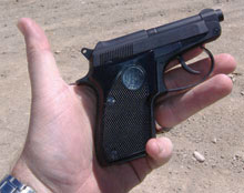 beretta-21a-bobcat-i-would-carry-this-gun It has a little wear around the edges, but still looks cool. Kinda like a mini Beretta 92