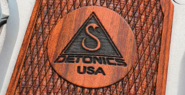 new-detonics-combat-master-cover This is the king of the compact .45 pistols. Recoil is perfectly manageable; it has well engineered recoil springs.