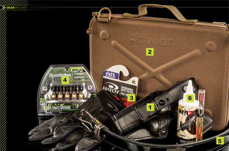 Gear We Love — from the Gould & Goodrich Gold Line IWB with Thumb Break to Hatch Patrolman Duty Gloves to ProGold MFR7 Metal Treatment and Refillable Luber Pen.
