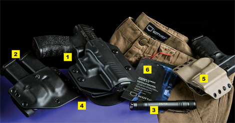 Gear We Love — from the Alien Gear Cloak Mod Holster to the Factor Mizpah 300 to the Scottevest Hidden Cargo Pants 2.0.