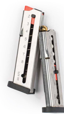 Smith and Wesson .380 ACP magazines and ammo
