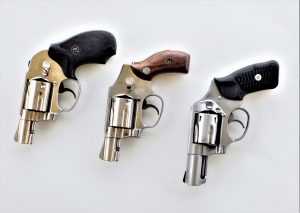 Three different revolvers