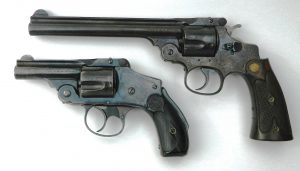 Perfected Double Action and Safety Hammerless .39 revolvers